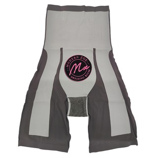 Modern Zoe 摩登佐伊 高腰五分褲, 91魔力纖體 馬卡龍灰, M