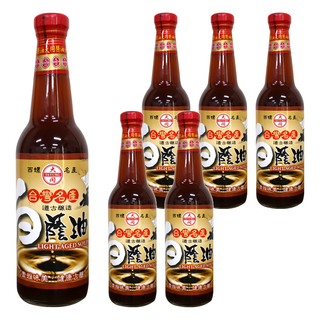 大同醬油 白蔭油 台灣名產, 500ml, 6瓶