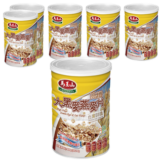 馬玉山 高纖大黑麥燕麥片, 800g, 6罐