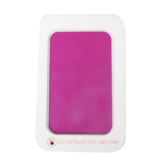 不沾手足印台 12.5 x 8cm 45g 紫色 2個