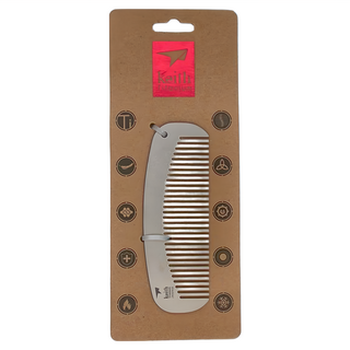 Keith Titanium 鎧斯 純鈦抑菌梳子 Ti1731 尺寸10.8 x 3.8 x 0.2cm, 1支