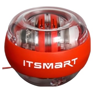 S-SportPlus+ 炫光腕力球 鍛鍊手腕 增強握力 輕巧便攜, 紅, 不適用, 1個