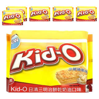 Kid-O 日清奶油三明治餅乾 經典香甜口味分享包, 340g, 6袋