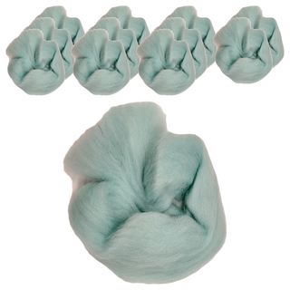 台灣敏愛 羊毛氈補充包, 湖綠色, 12包