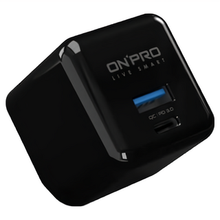 ONPRO USB 電源供應器 UC-2P01 MAX 38 x 41.3 x 42mm 曜石黑, 1個