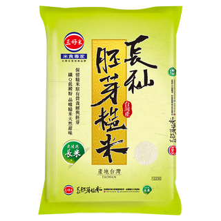 三好米 長秈胚芽糙米, 台灣產地, 3kg, 1包