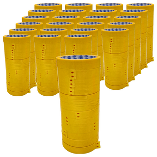 8H opp顏色膠帶 18mm*45M, 黃色, 24個