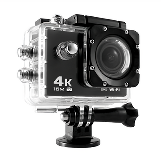 Transitions 全視線 C3運動型攝影機, 2吋大螢幕 170°大廣角 4K 防水 WIFI 連線, 黑色