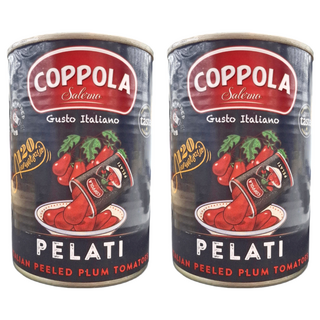 COPPOLA 柯波拉 天然無加鹽去皮整粒番茄, 400g, 2罐