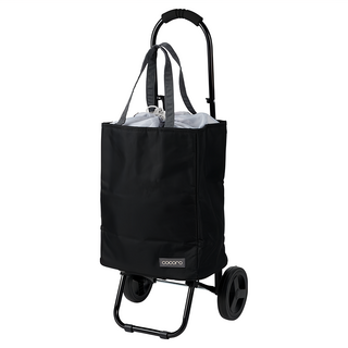 cocoro 2WAY手提收納折疊推車, 工藝黑, 1個