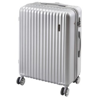 LONG KING 硬殼拉鍊款旅行箱 LK-8011 - 時尚耐用旅行必備, 灰色, 28吋(49 x 31 x 72cm)