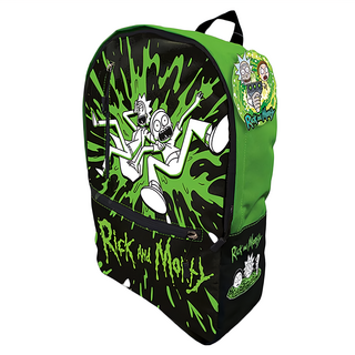 PYRAMID INTERNATIONAL 瑞克和莫蒂 Rick & Morty 綠色維度後背包, 38 × 28 × 10 cm, 1個