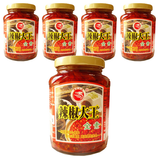 勝記大榮 辣椒大王 純素 新鮮朝天辣椒釀製, 360g, 5罐