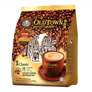 OLDTOWN WHITE COFFEE 舊街場白咖啡 3合1經典白咖啡, 35g, 15條, 1袋