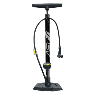 BV 高壓直立式單車打氣筒 專利雙頭氣嘴 適用美/法/英式氣嘴 160psi, 黑色, 1組
