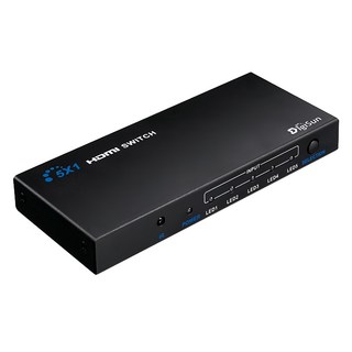 DigiSun 得揚 4K2K HDMI 五進一出切換器 單屏高解析顯示 支援UHD 與FHD 1080P訊號 鋁合金外殼 優異散熱效能, VH751, 1台