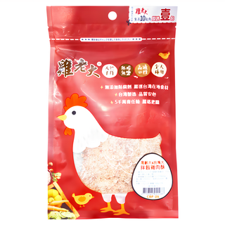 雞老大 犬用零食 低脂肪 台灣在地食材 犬專用, 拌飯雞肉酥, 110g, 1包