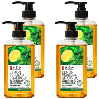 SOAPBERRY 古寶無患子 檸檬馬鞭草洗髮精華露, 深層潔淨控油, 450g, 4件