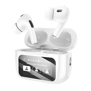 hoco. 浩酷 韻彩真無線ANC降噪觸屏藍牙耳機 EW72 米白色, 1個