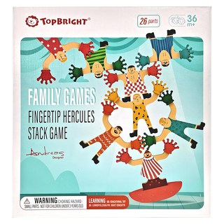 TOPBRIGHT 特寶兒 健美先生疊羅漢 26部件 36個月以上, 1組
