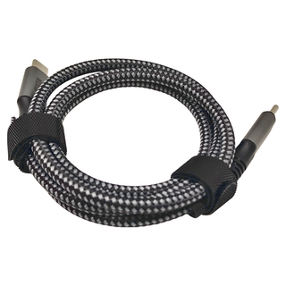 HAGiBiS 海備思 合金接頭石墨烯屏蔽編織線 傳輸線 USB 4 40Gbps超高速率 8K分辨率 240W, 1m, UC4, 1條