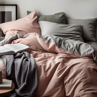 MEZAME 雙人特大床包 MACARON-K-O-X