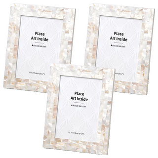 多層珍珠相框, 天然貝殼, 3個