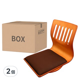 CABLE&HOME'S 凱堡家居 羅丹曲木旋轉和室椅, 咖啡色, 2個