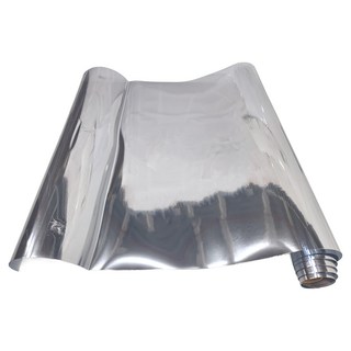 遮光無膠靜電玻璃隔熱膜 雙面銀 45X120cm, 1個