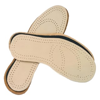 牛皮鞋墊 1雙, 舒適透氣 減壓除臭, 37, 顏色隨機