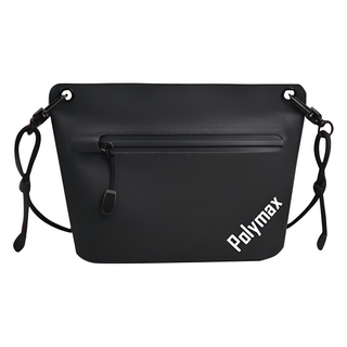 Polymax 寶麗美斯 防水隨身三角包, 暗夜黑