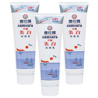 SUNRANA 姍拉娜 雙層美白洗面露 增量20%, 120g, 3件