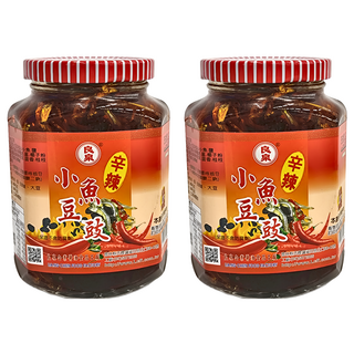 良泉 小魚豆鼓, 辛辣, 400g, 2罐