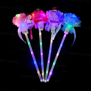 波波棒 塑料+電子元件材質 10入, 玫瑰, 1包, 非容器