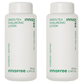 INNISFREE 台灣公司貨 綠茶玻尿酸保濕調理乳, 170ml, 2瓶