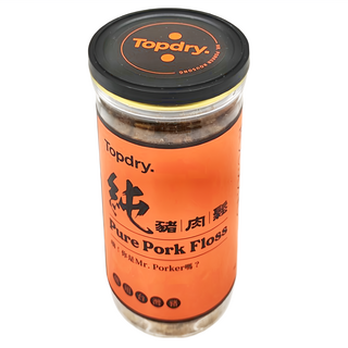 TOPDRY 頂級乾燥 純豬肉鬆, 120g, 1罐
