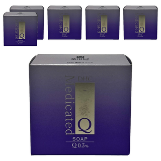 DHC Q10晶妍皂, 飽滿Q10 豐富泡沫, 洗出嬌嫩不緊繃的柔滑膚觸, 100g, 6個