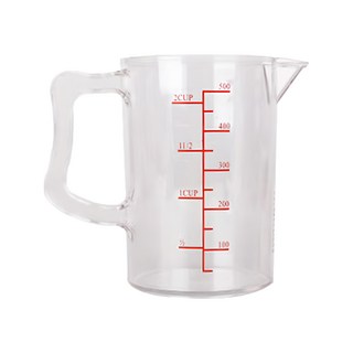 SaNNeNg 三能 塑膠杯 SN4707 圓徑87 x 126cm, 白色 + 紅色, 500ml, 1個