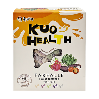 郭老師 純手工無添加寶寶蔬果義大利麵 蝴蝶麵, 8個月以上寶寶適用, 150g/盒, 1盒