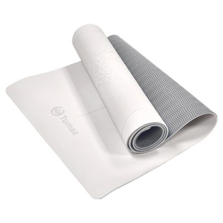 Tumaz 月熊 TPE正位線瑜珈墊, 質感岩灰, 1個