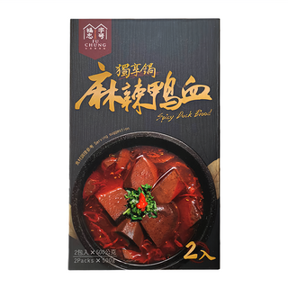 福忠字號 麻辣鴨血獨享鍋 2入 Set 獨門香辣配方搭配漢方藥材慢熬, 1kg, 1盒