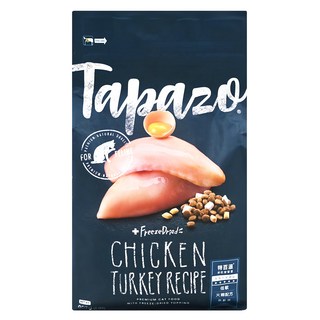 Tapazo 熟齡貓用 凍乾雙饗宴 低敏配方乾糧 火雞, 907g, 1包