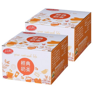 貝妮 經典奶茶粉，30包，使用進口奶粉，品質嚴格把關, 15g, 2盒