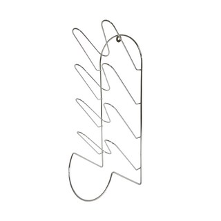 橘之屋 四層鍋蓋砧板架 可站立/安裝於牆面收納, Silver, 1個