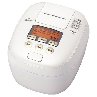 TIGER 虎牌 可變式雙重壓力IH炊飯電子鍋 6人份, JPT-H10R, 白色