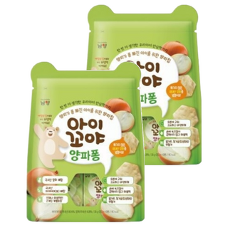 Namyang 南陽乳業 牙牙米餅，韓國新鮮食材，獨立小包裝，方便攜帶, 洋蔥, 30g, 2包