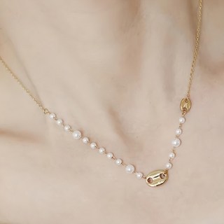 Sayaka 紗彌佳 輕奢柔美水晶珍珠項鍊套組