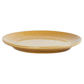 美濃燒 金鈴黃釉 皿 陶瓷盤, 9吋, 1個