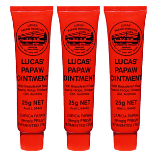 LUCAS' PAPAW REMEDIES 25g 澳洲經典百年品牌 保持肌膚水份 緩解肌膚乾燥, CARICA PAPAYA, 3件