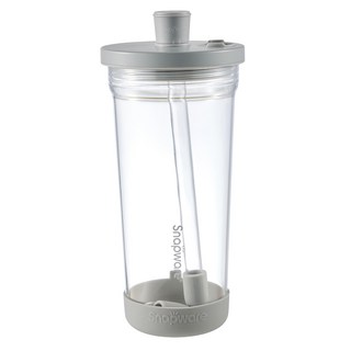 Corelle Brands 康寧餐具 Snapware Tritan跳跳吸管杯 海洋系列, 鯨魚灰, 840ml, 1個